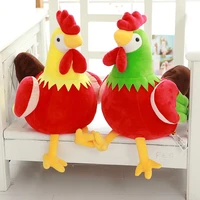 plush toy stuffed doll cartoon animal chick cock chicken rooster hen baby bedtime story friend birthday christmas gift 1pc