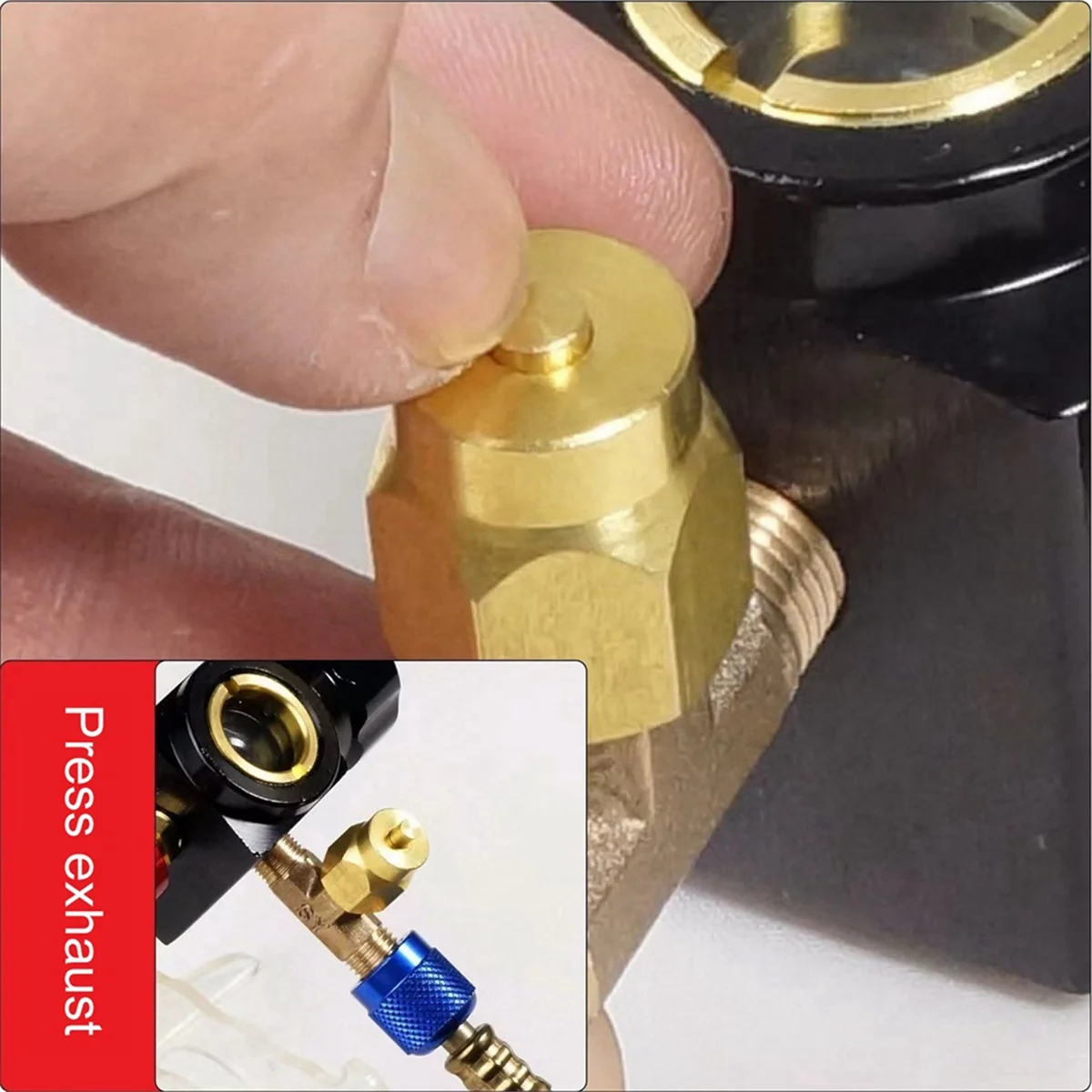 Манометр высокого давления хладагента кондиционера для R410A 134A R22 R404A Инструмент