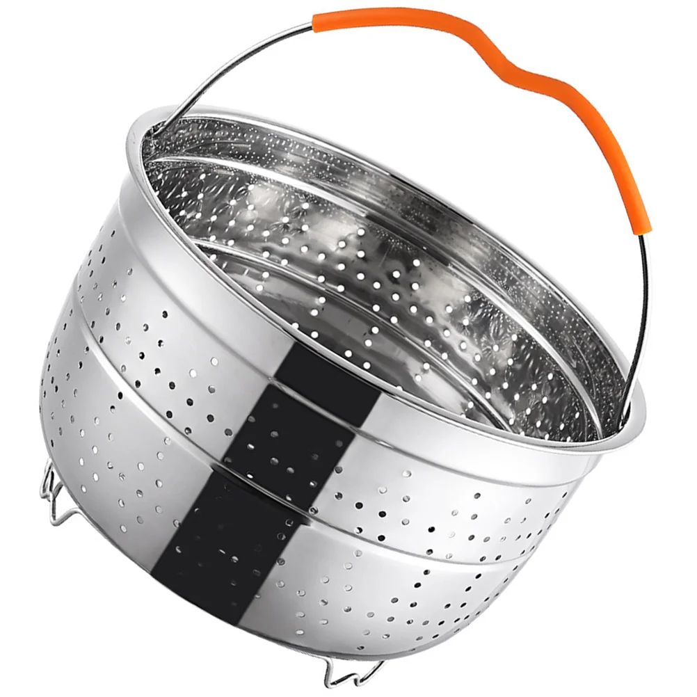 

Basket Steamer Vegetable Steel Stainless Drain Fried Draining Cookware Cooker Pressurebaskets Insertstrainer Metal Veggie Filter