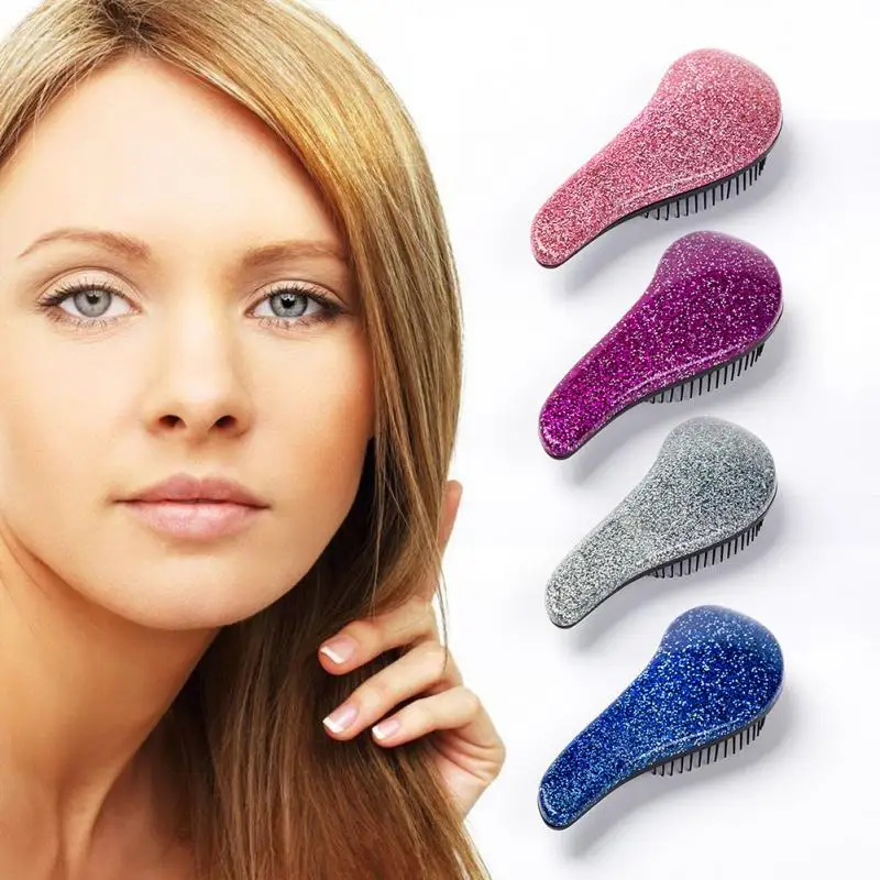 

Shower Hair Brush Styling Comb Styling Tool 5 Lovely Colors Meridian Scalp Comb Anti-static Massage Magic Comb