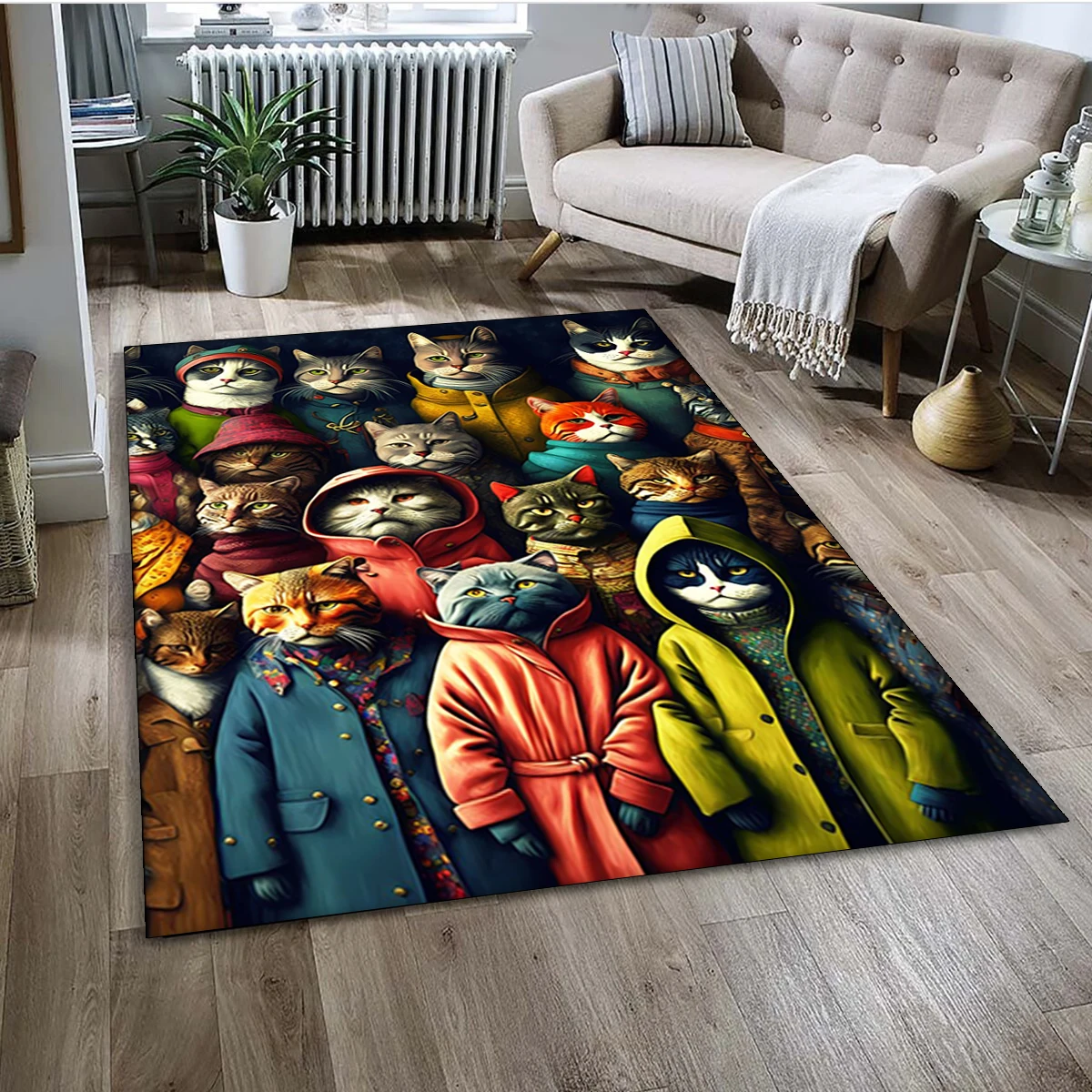 

Детский коврик LOUSIDREAM мультяшный кот