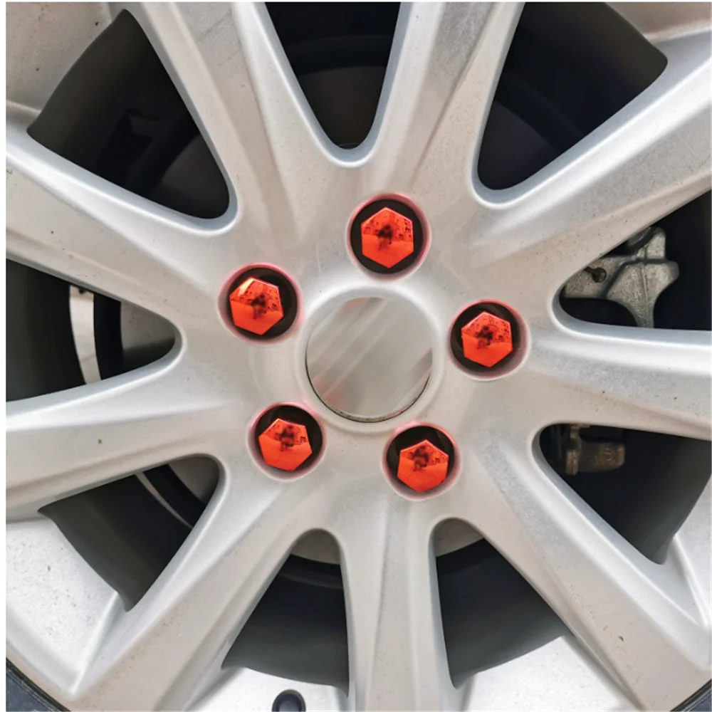Фото Защитный чехол для колесных гаек автомобиля Nissan X-Trail Juke Qashqai Micra Pulsar 2014 2015 2016 2017 2018 2019 №5