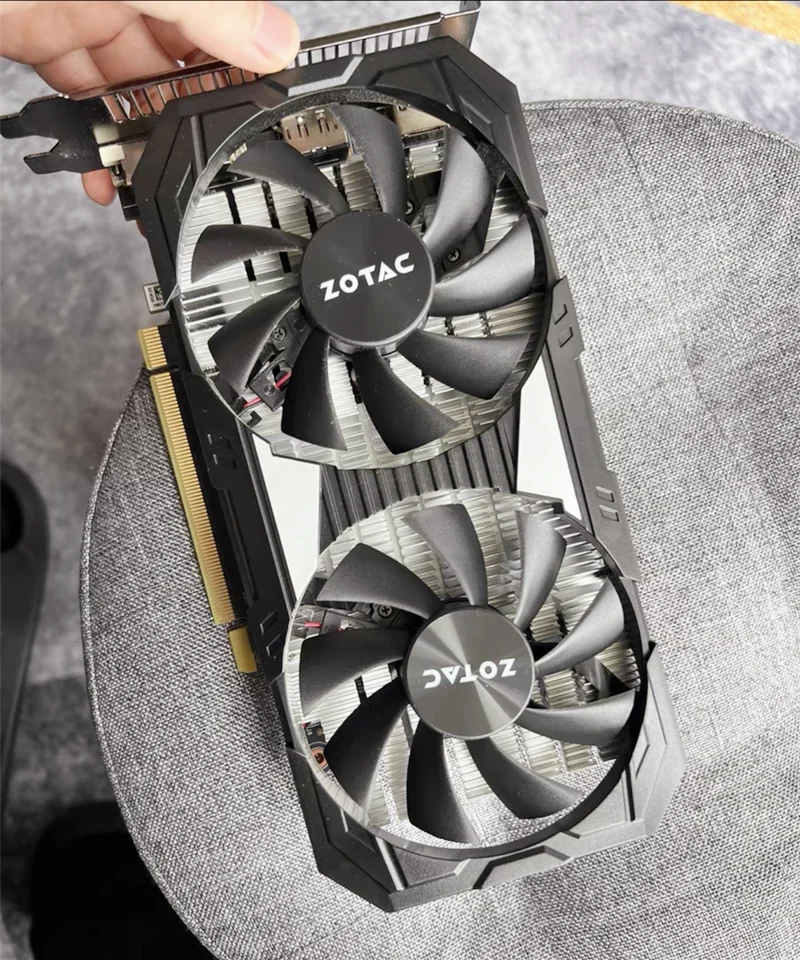 Видеокарта Zotac GTX 1650 1660 1050Ti 6 ГБ 1060 Ti 3 4 1050 с Супер видеокарта GPU настольный ПК