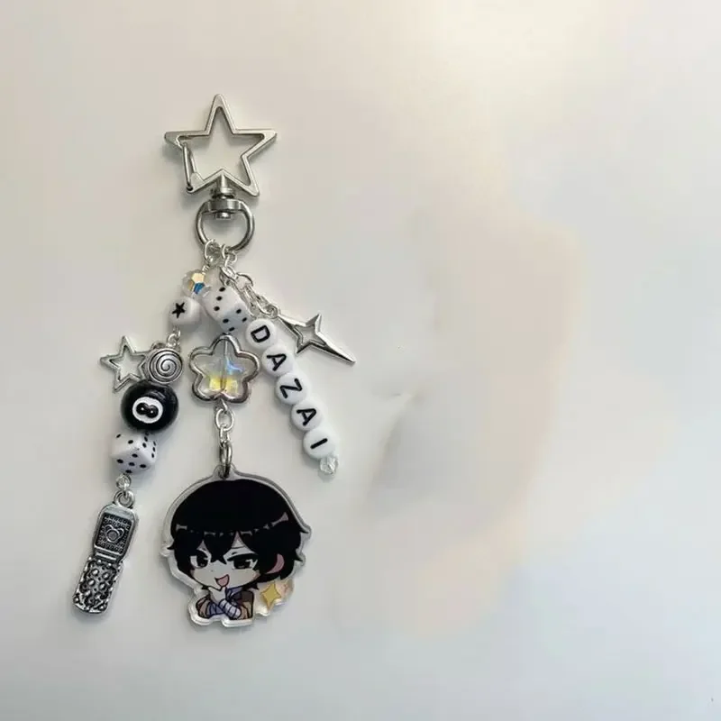 Фото Брелок BSD Dazai Osamu And Chuuay Bungou Stray Dogs Soukoku Inspiration Keychain №2