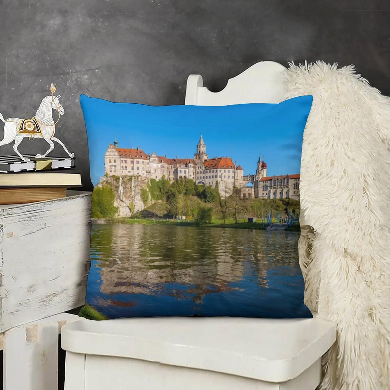 Hohenzollern Castle в Sigmaringen Германия декоративная подушка подушки для детей домашнего