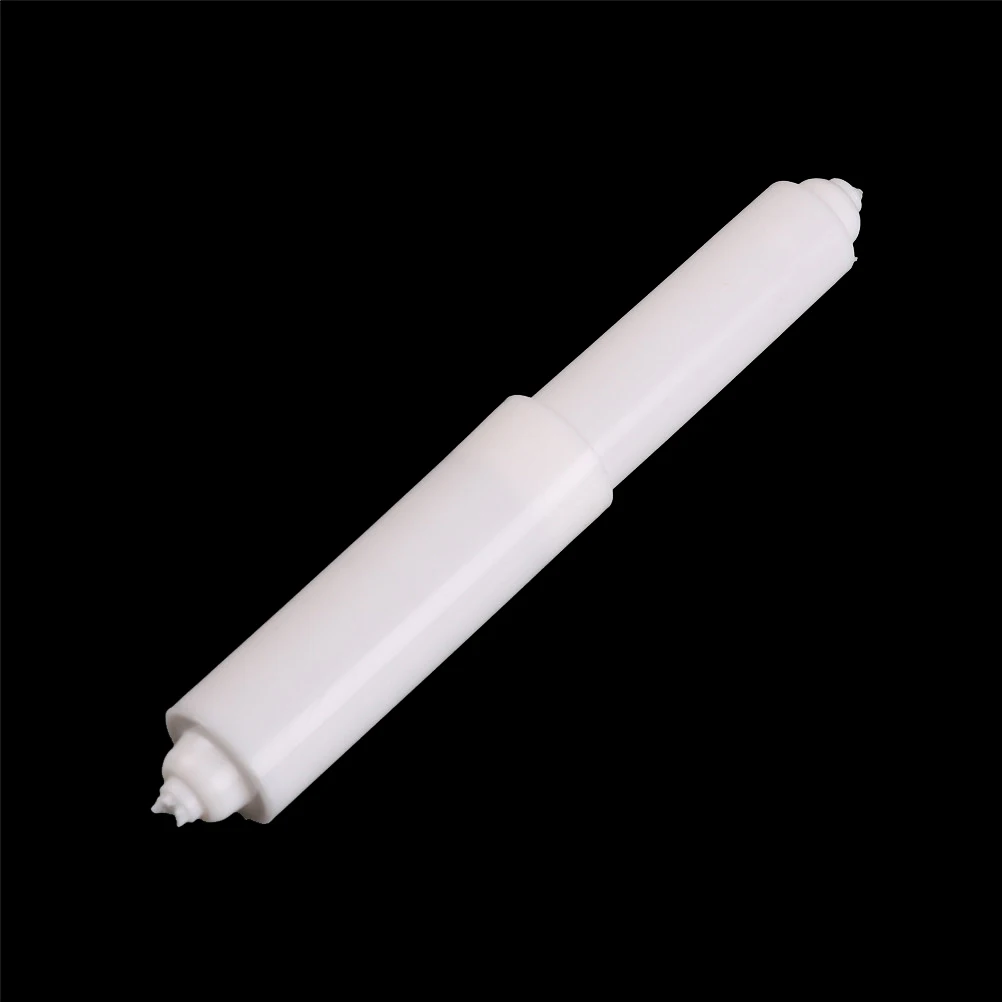 

Tissue Box Adjustable Paper Roll Core Replacements Bathroom Plastic Toilet Paper Roll Rods Spring Paper Holder Cores