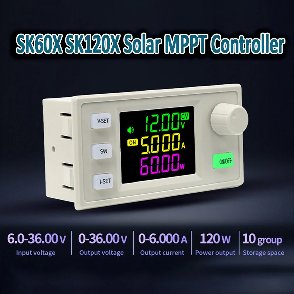 SK60X SK120X CNC Buck Boost DC Регулируемый Модуль для ограничения напряжения и мощности