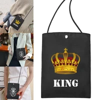 new crown series mobile phone bag female literary single shoulder bag minority design cross body bag trend women handbags wallet