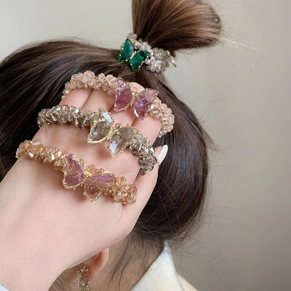 

2022 Industry Exquisite Hair Rope Female Simple Temperament Elegant Net Red Tie Hair Rubber Band Ins Hair Jewelry Hair Rope