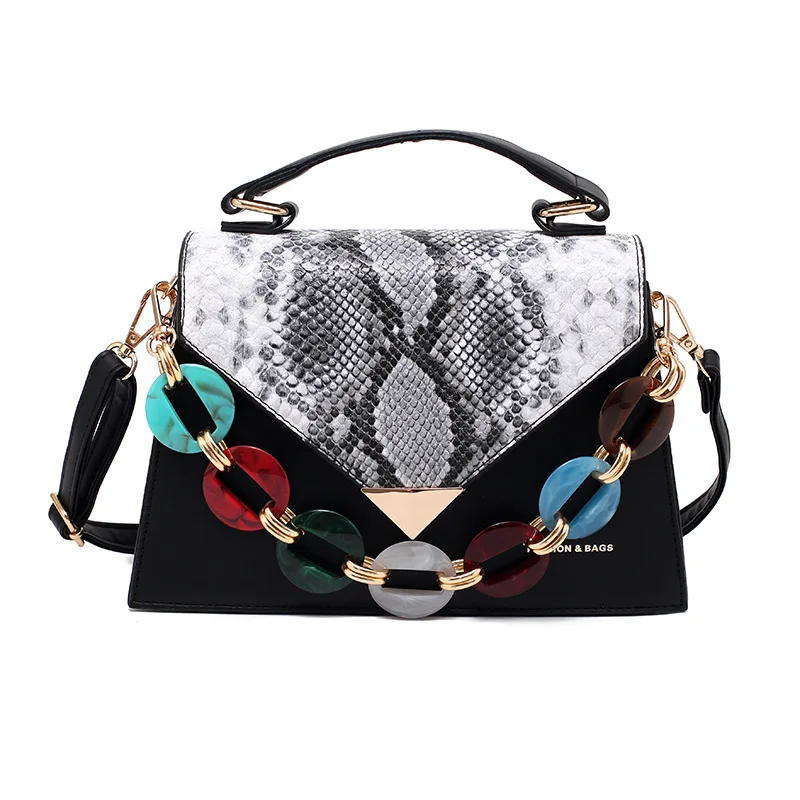 

Crossbody Fashion Female Women's Bag 2022 Trend Serpentine Pattern Shoulder Bag for Women Handbags Luxury Designer Mini Tote Bag