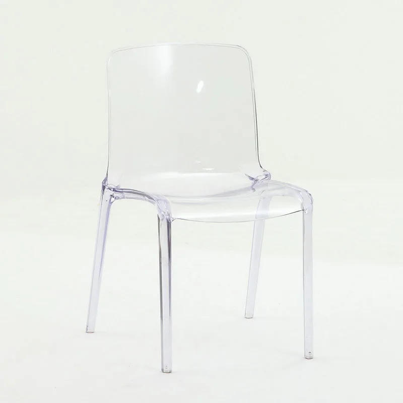 

Transparent Nordic Chair Plastic Minimalist Designer Home Relaxing Chair Acrylic Cafe Chaise Coiffeuse Living Room Furniture