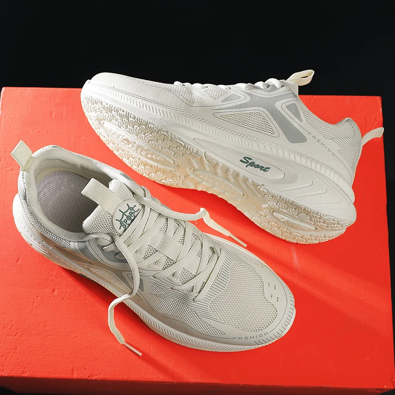 

Men's Breathable Comfort Lightweight Casual Sneakers Sports Running Tennis Fitness Jogging Athletic Shoes for Men
