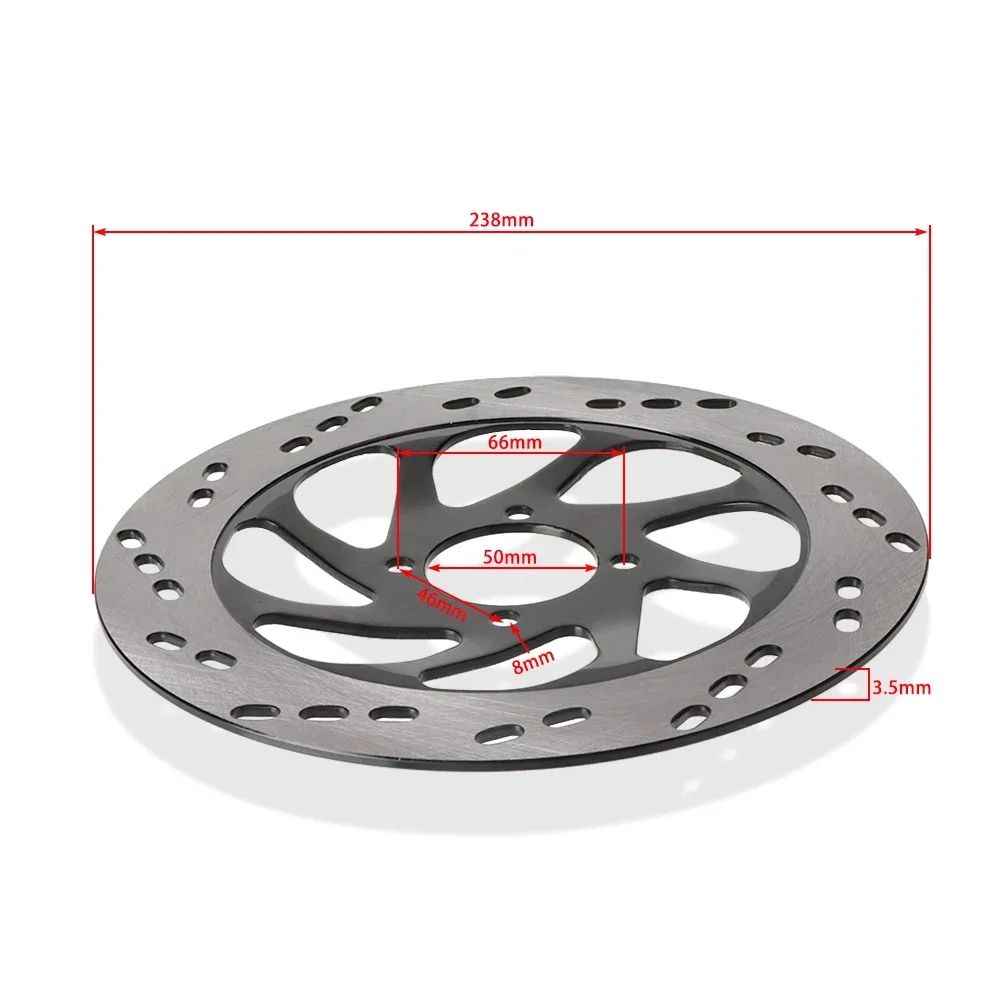 Тормозной диск 240-66 мм тормозной с 4 отверстиями подходит для Suzuki EN125 HJ125K-2A/3A EN150-A