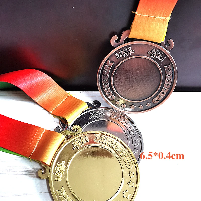 

Ear of Wheat New Size 6.5MM Star Blank Medals Gold Color Medal and Silver Color Medal and Branze Color MedalEar of Wheat