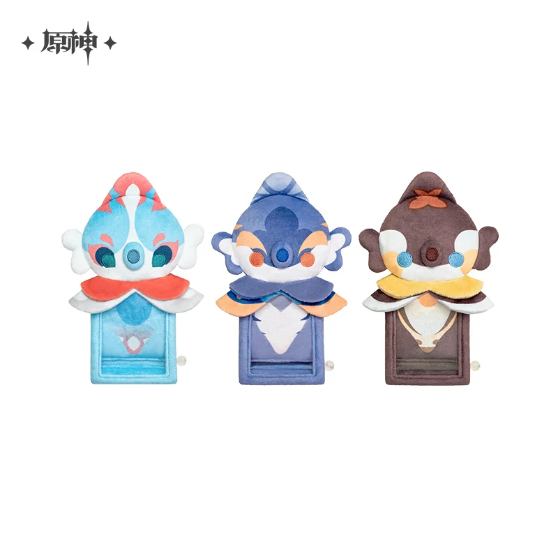 Аниме Genshin ударный Чехол для карт Морская лошадь защитные сумки удостоверения