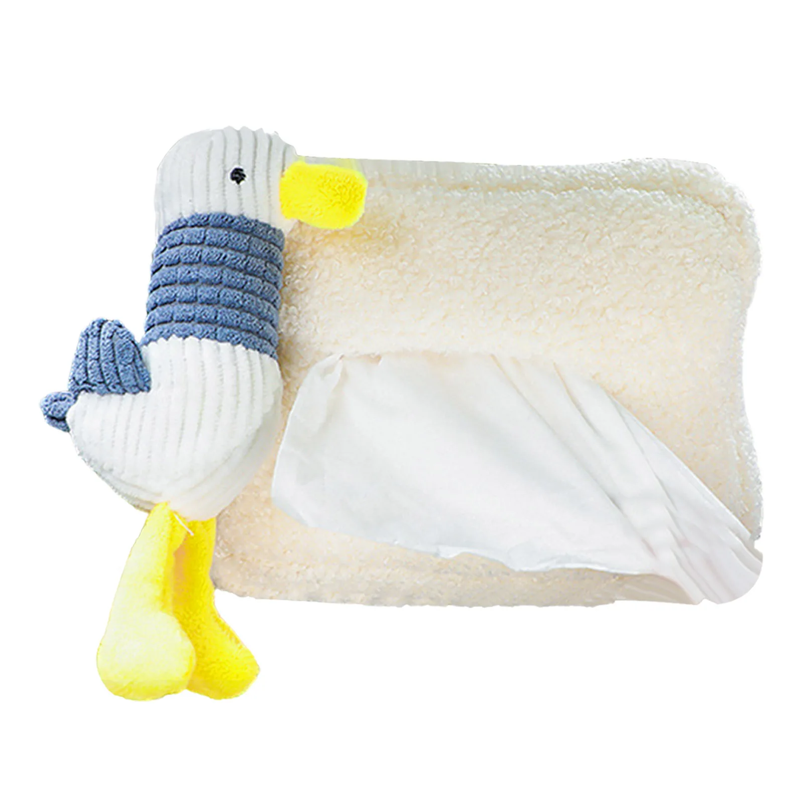 

Автомобильный держатель для салфеток, креативная коробка для салфеток с животными, мягкая плюшевая салфетка с животными, милая утка, бумажн...