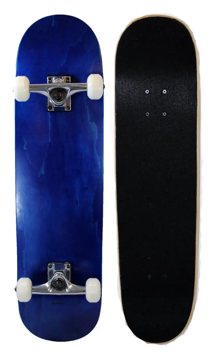 

Full Size Standard Maple Deck Skateboard - Blue Skate tool Patinetes eléctricos Longboard bag Skateboard wall mount Grip tape F