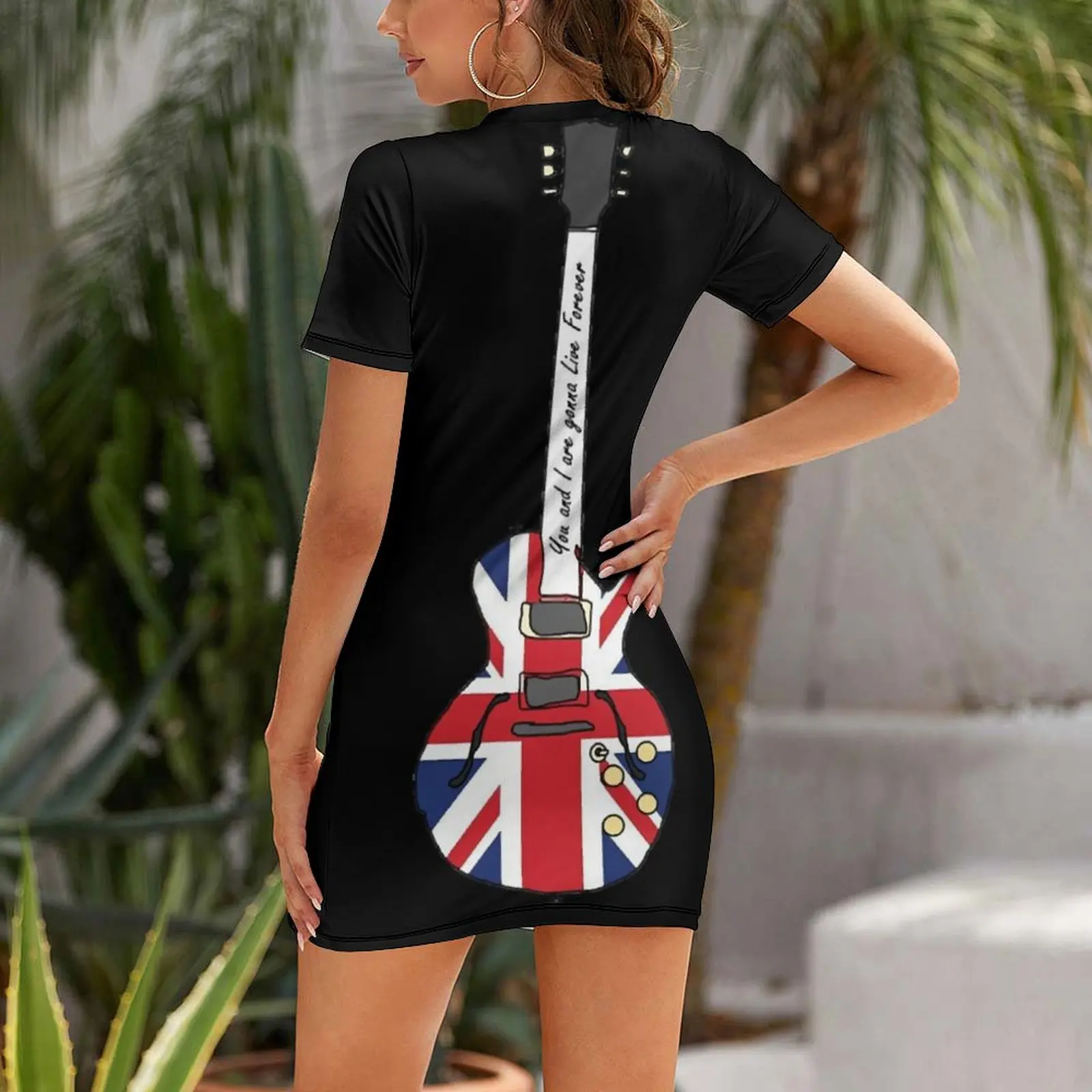 Noel Gallagher Union Jack Sheraton Live Forever платье с короткими рукавами женские вечерние платья
