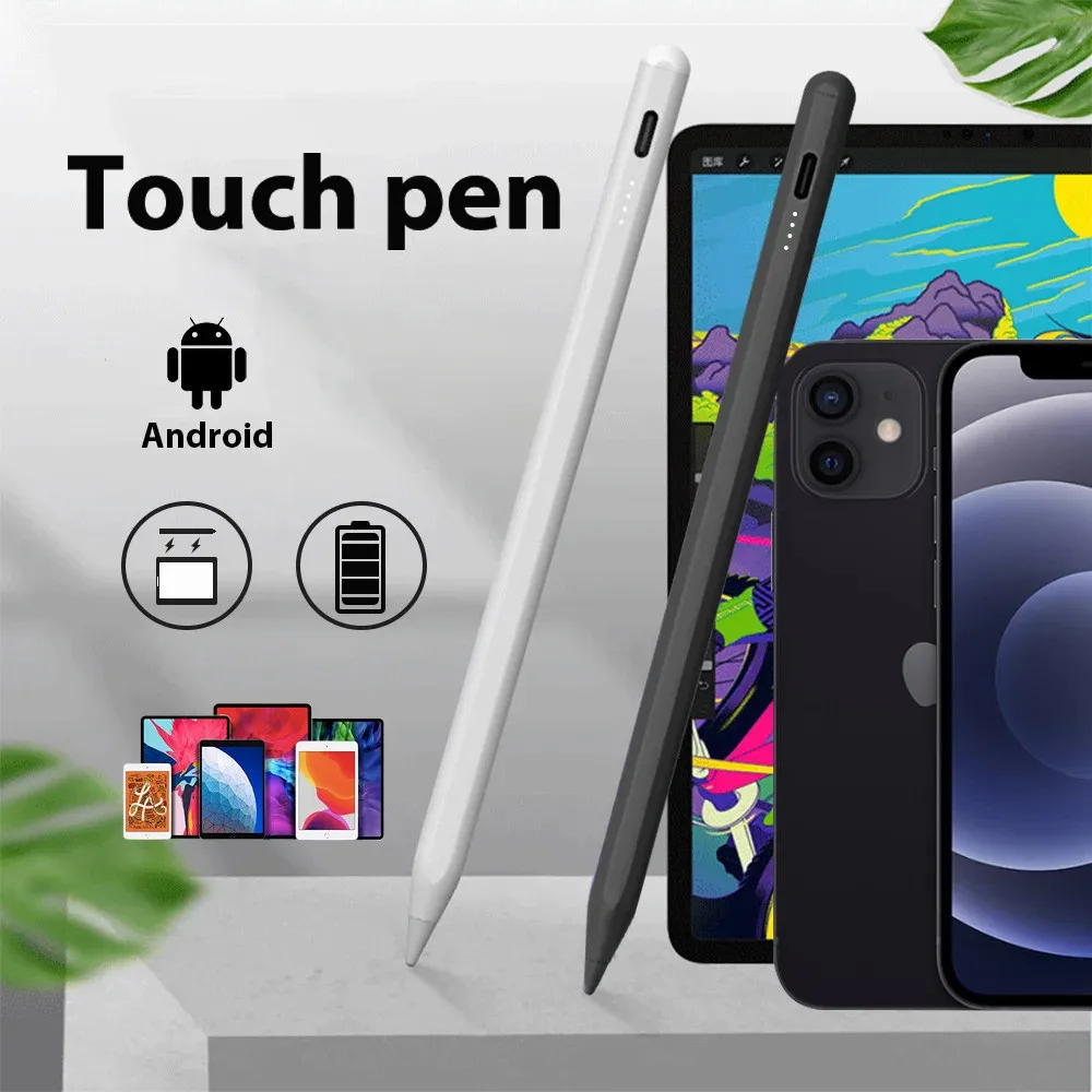 Стилус активный для iPad Air11 2024 Air6 Pro11 Pro13 Air13 Air 5 4 3Pro 2 1 9 7 10 10th Mini6 Pro12.9 Универсальный