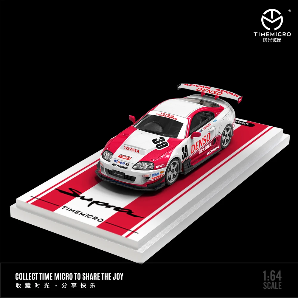TimeMicro 1:64 Toyota supra A80Z-39 racing модель из сплава