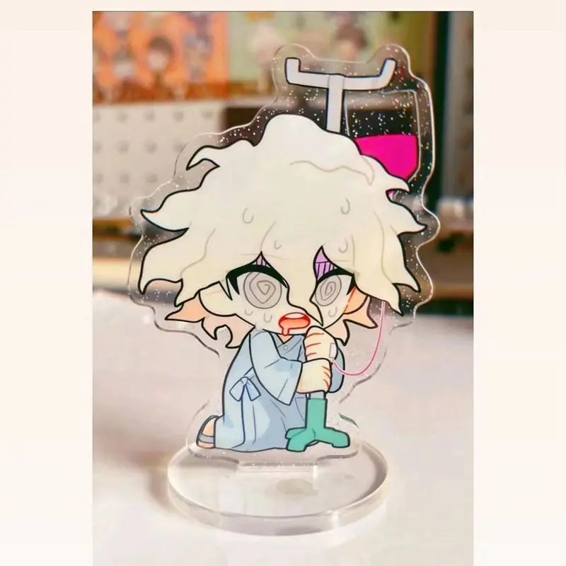 Фото Danganronpa Trigger Happ Аниме Фигурка Нагито Комаэда Игрушечные Фигурки Женская Мода Фигурка Стенд Модель Куклы Игрушки Акрил №1