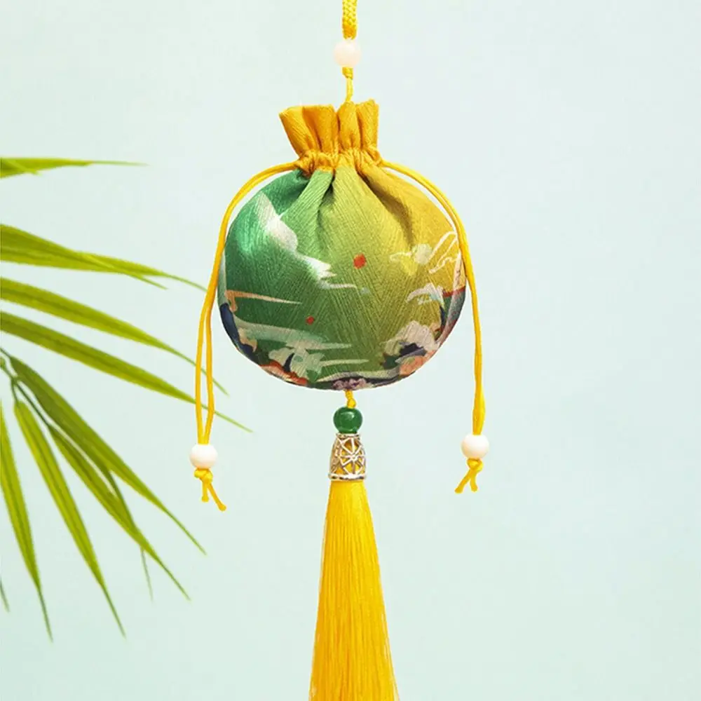 

Drawstring Hanging Decoration Multi Color Cloth Purse Pouch Chinese Style Storage Bag Women Jewelry Bag Empty Sachet