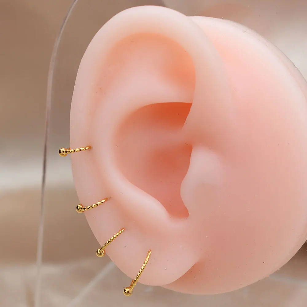 Серьги-кольца из нержавеющей стали для пирсинга ювелирные украшения мужчин и