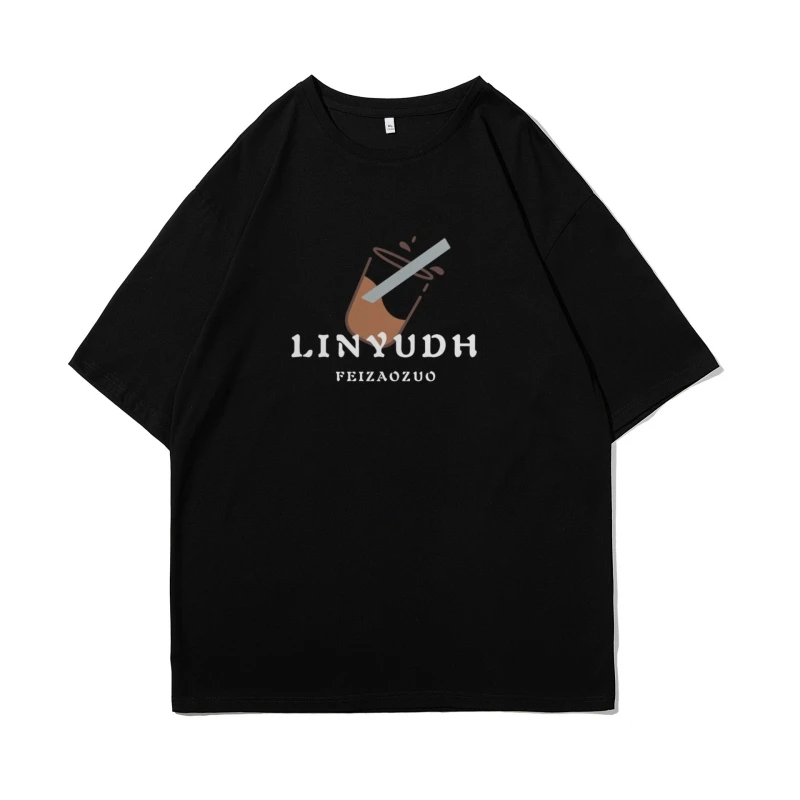 

Summer Harajuku Fashion Streetwear Men 100% Cotton Kanye Anime Short Sleeve Men's Clothing Retro Lovers Graphic T Shirts Shirt