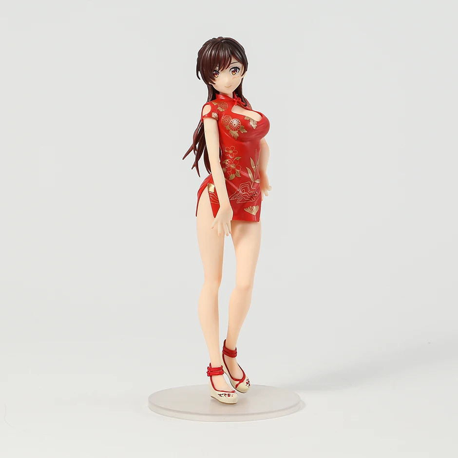 

Anime Figure Rent A Girlfriend Chizuru Mizuhara China Dress Ver PVC Figurine Collectible Model Doll Gift Toy