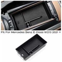 car central armrest storage box center console organizer tray fit for mercedes benz e class w213 2021 stowing tidying interior