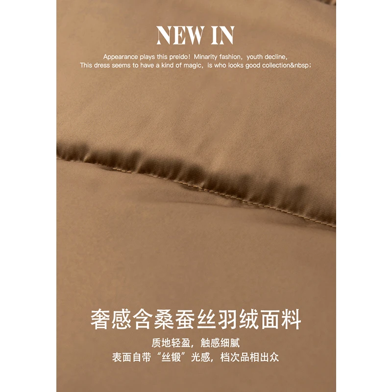 Design Luxury 90% White Goose Down Coat Women Casacos De Inverno Feminino Abrigo Mujer Patchwork Mink Sheepskin Warm Jacket