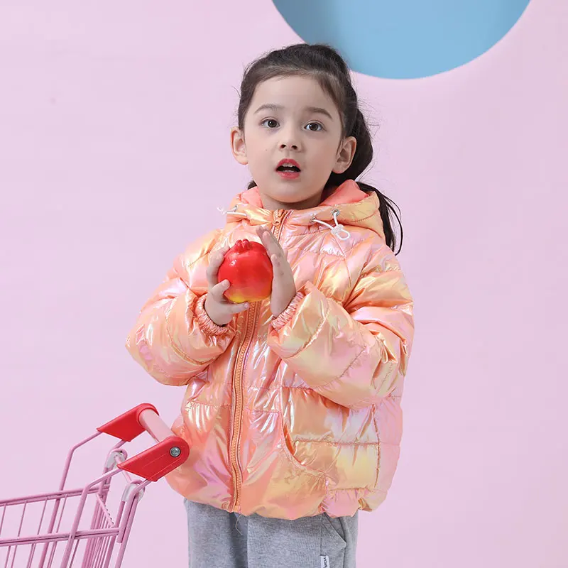 

Spring and Autumn Baby Girl's White Duck Down Jacket Waterproof and Dirt-resistant for Children To Play Boy Hooded Coat Toddler3