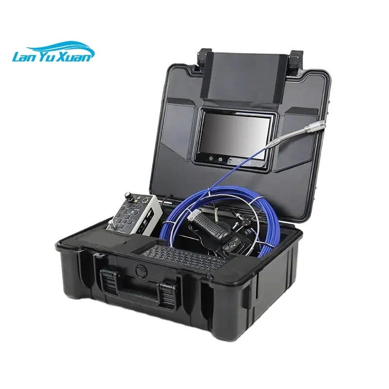 

Камера для обнаружения канализационных труб WOPSON, 23 мм, 9 дюймов, камера для обнаружения канализационных труб, кабель 50 м, подземный обнаружитель труб, бороскоп с локатором 512 Гц