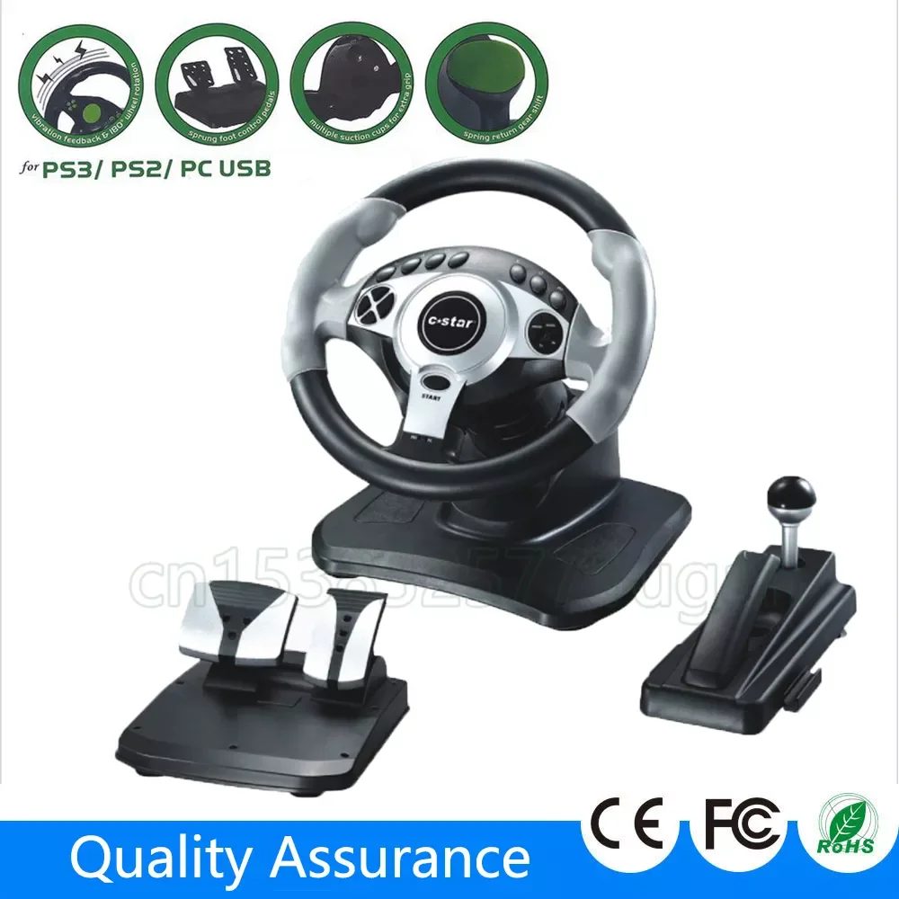 

2021 NEW Steering wheel Balance pc ps3 ps2 xbox 360 thrustmaster for car steering wheel remote control t300 mario cart handle