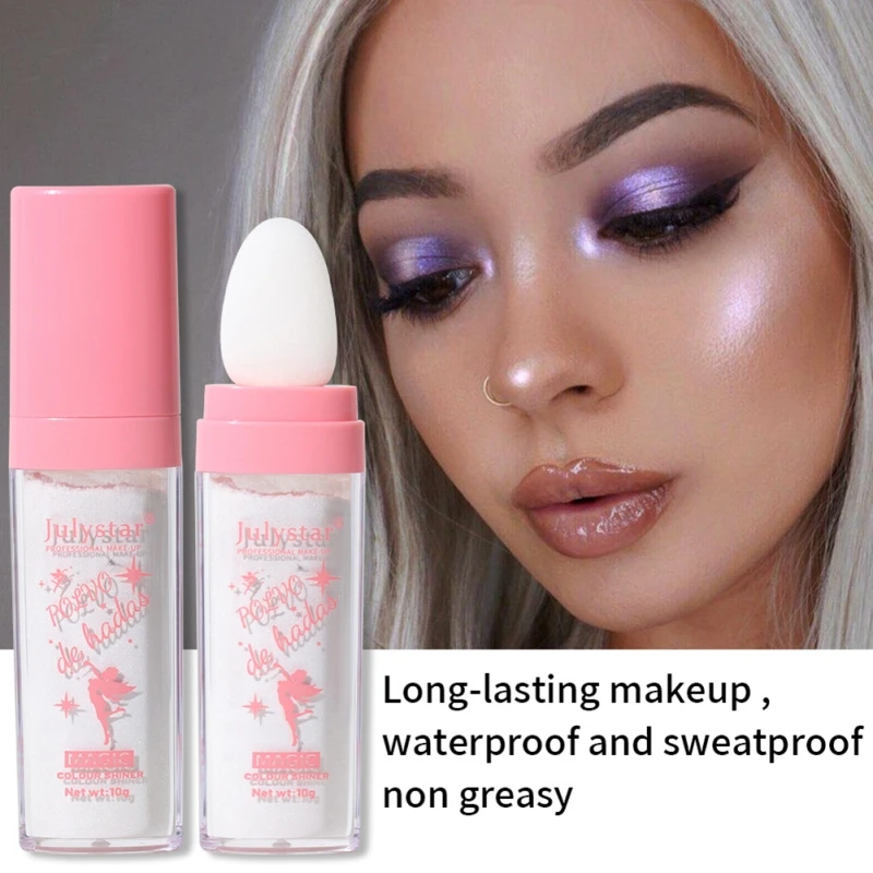 Хайлайтер пудра блестящая мерцающие Контурные румяна для девушек лица тела