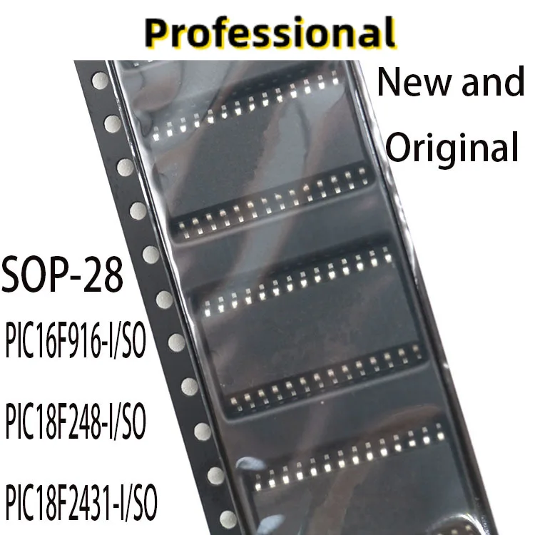 

10PCS New and Original PIC18F2580-I/SO PIC18F2680-I/SO sop-28 PIC16F916-I/SO PIC18F248-I/SO PIC18F2431-I/SO