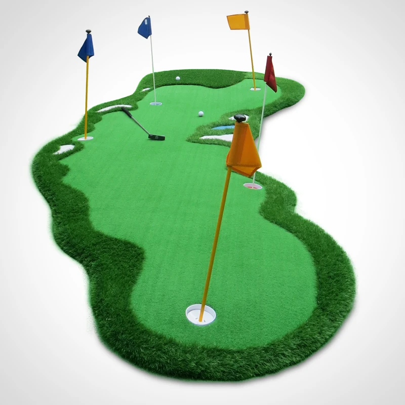 

Multifunctional golf putting green slope trainer