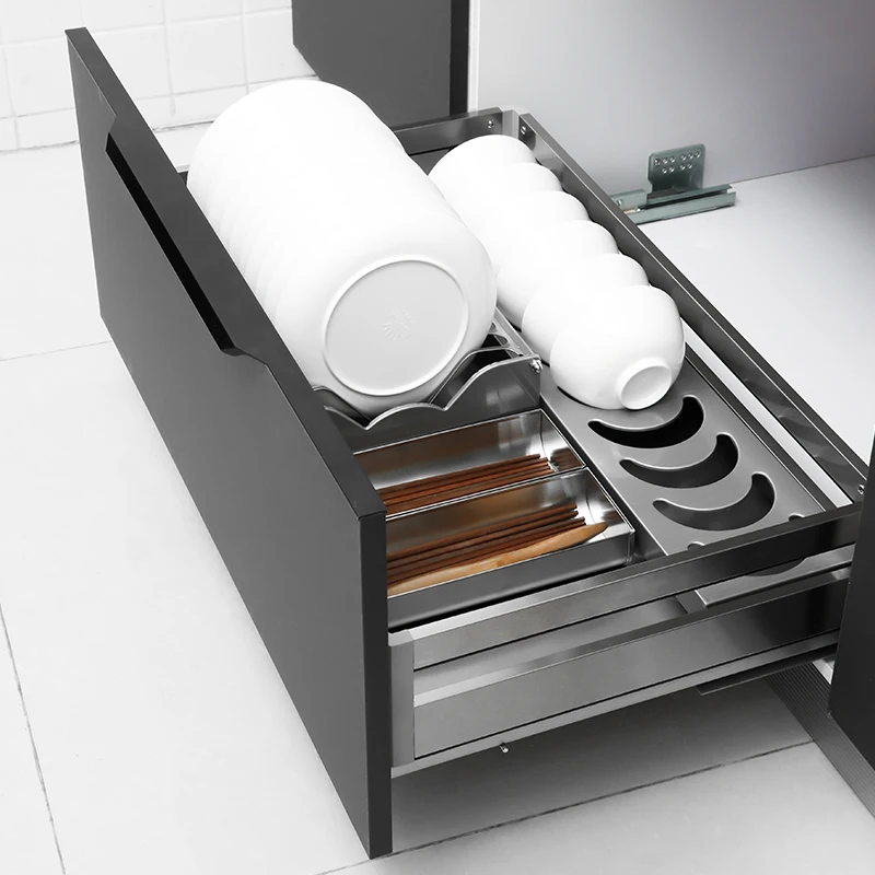 

Кухонные шкафы из нержавеющей стали, аксессуары, выдвижная корзина из проволоки, закрывающийся кухонный ящик для хранения, корзины, старый шкаф