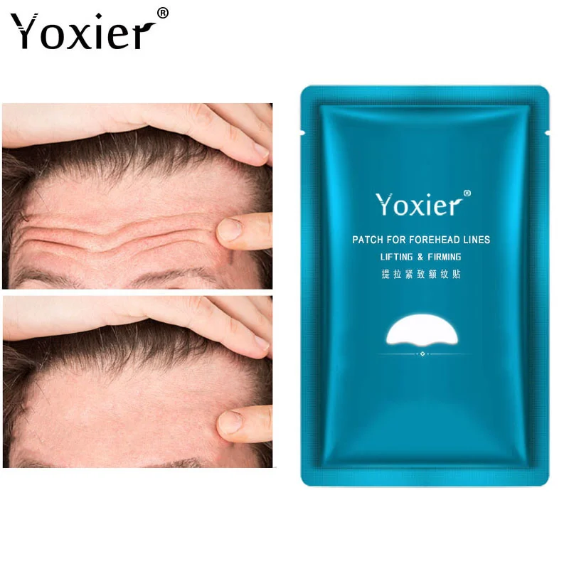 

Yoxier Forehead Line Removal Patch Anti Wrinkle Lifting Firming Mask Hyaluronic Acid Anti-Aging Frown Lines Treatment Sticker