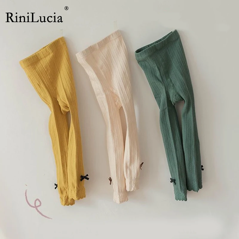 

RiniLucia Toddler Kids Baby Girls Spring Autumn Long Pants Bow-knot Leggings Girl Casual Long Pant Children Clothes