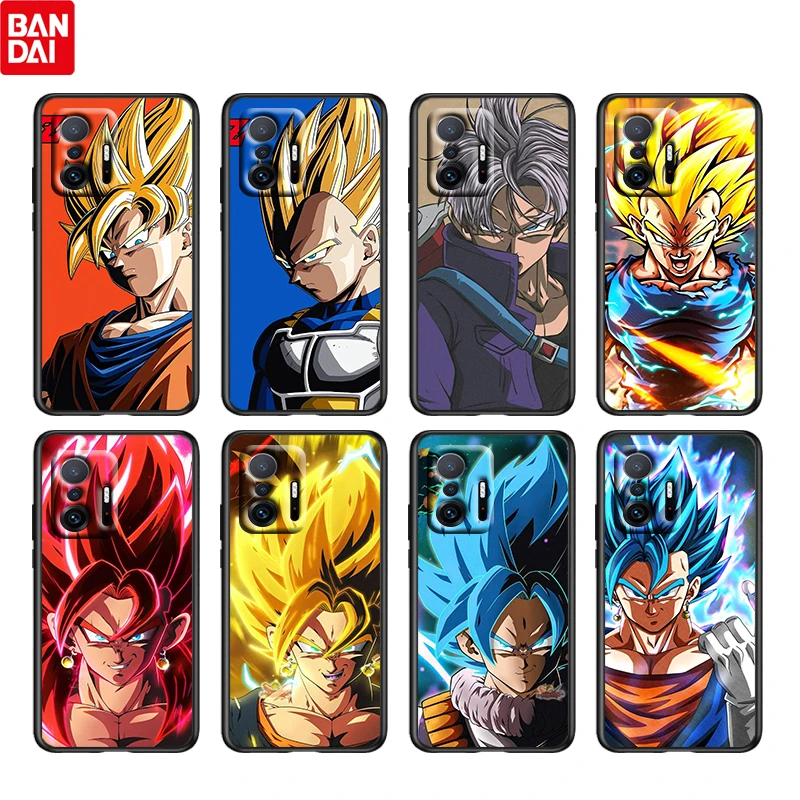 

Hot Anime Dragon Ball Goku Cool For Xiaomi Mi 12 11 11T 10 10T Ultra Pro Lite Note10 5G Silicone Soft TPU Black Phone Case Funda