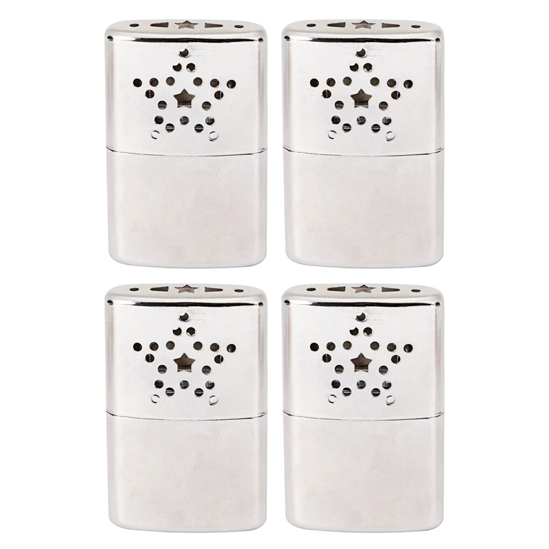 

4Pcs Portable Fuel Hand Warmer Reusable Platinum Standard Pocket Handy Hand Warmers Head For Outdoor Hunting Fishing