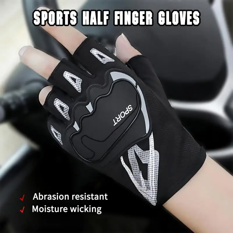 

Велосипедные перчатки, Нескользящие дышащие удобные митенки с открытыми пальцами для горного велосипеда, летние и весенние
