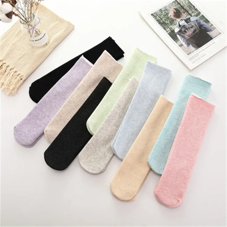 Snow socks can't afford to pilling cotton vertical bar plus velvet thickened ladies autumn and winter floor socks