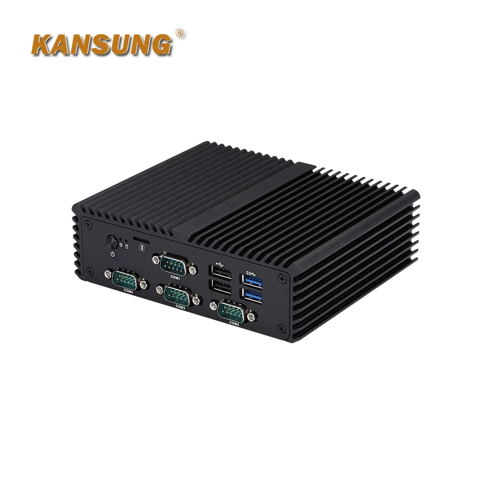 KANSUNG 10-го поколения Comet Lake Celeron 5205U Core i3 10110U i5 10210U i7 10710U Процессор 2 x 5G LAN 4 COM Barebone