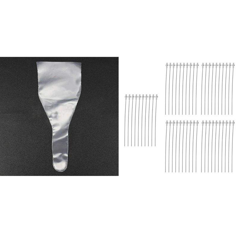 

100 шт. мешок для сбора семени Canine с 50 шт. стержней для искусственного осеменения, трубка для катетера для разведения собак, овец, коз