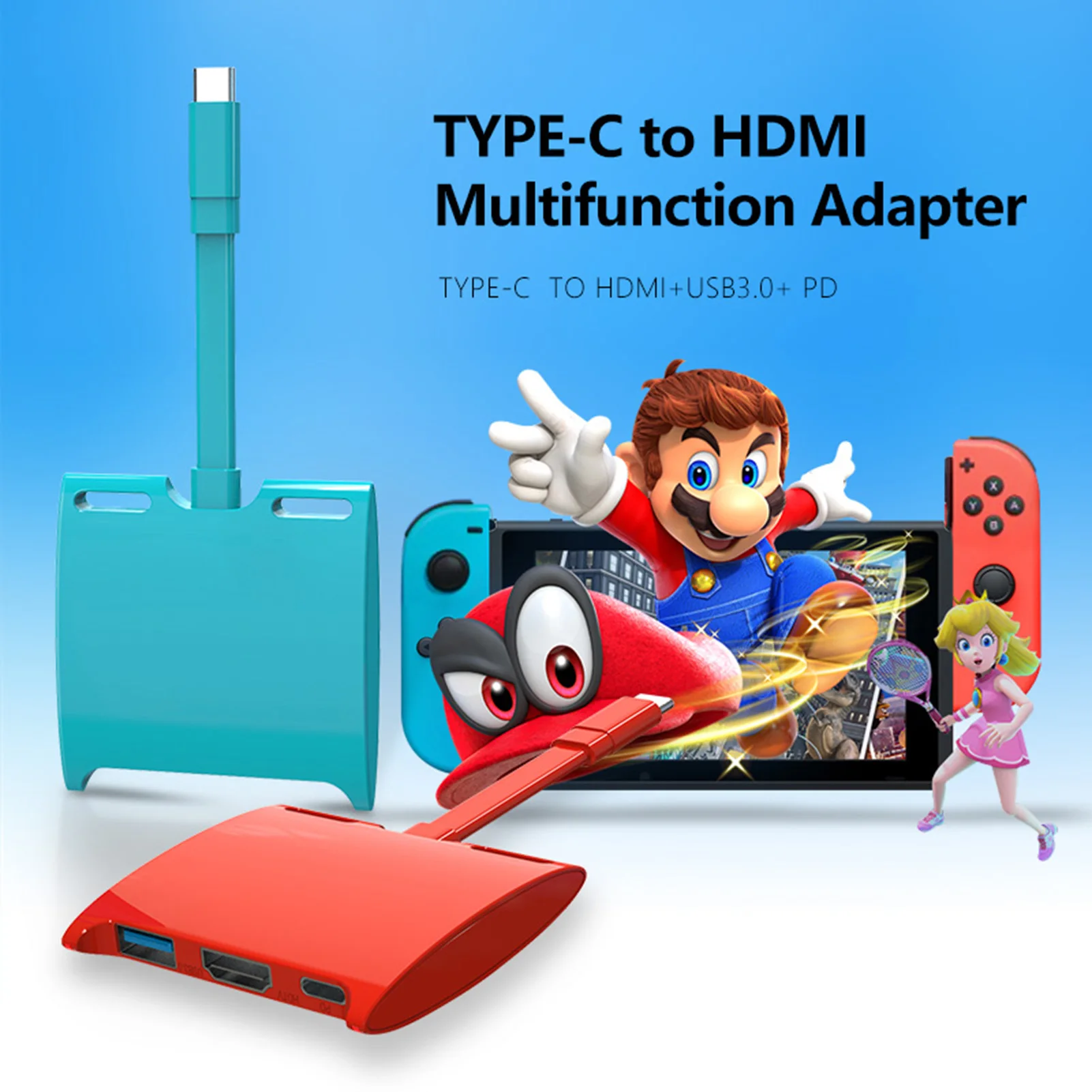

Док-станция для телевизора, 3 в 1, для Nintendo Switch oled