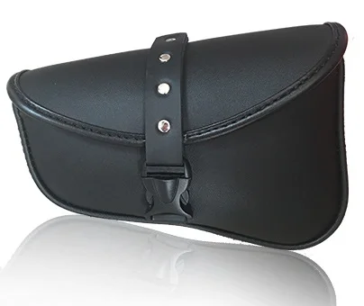 

Saddle Bags Left Right Black Motorbike PU Leather Motorcycle Saddlebag Luggage Tool Bags