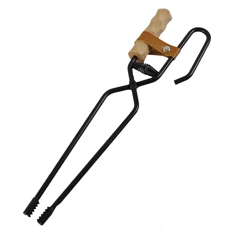 

Fire Tongs Indoor Duckbill Charcoal Tongs Heat Insulation&amp Rust Resistant Fire Pit Accessorie For Campfire Bonfire Wood Stove