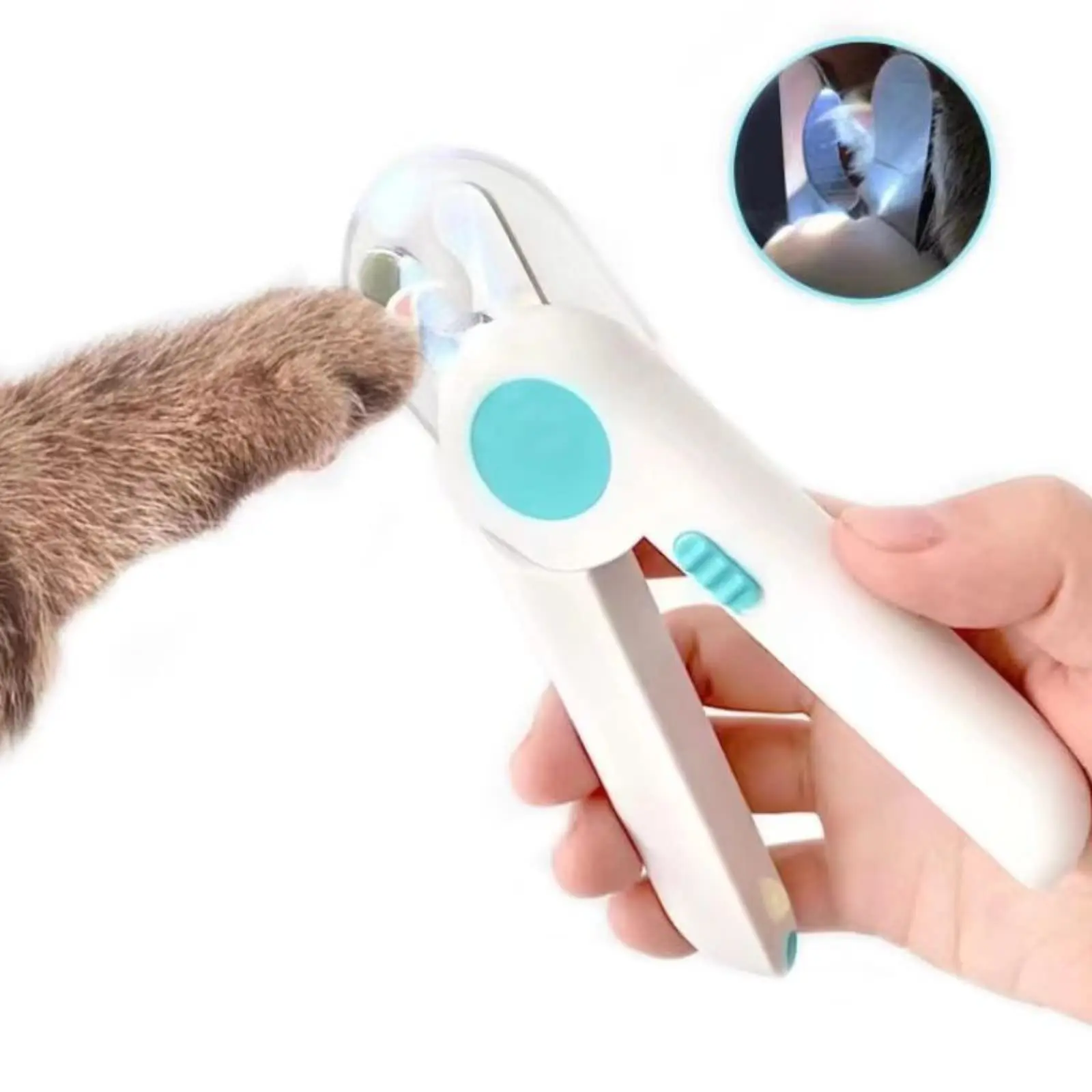 

Pets Nail Clippers and Trimmers with LED Lighting Safety Guard to Cutting Nail File Suitable for Small Dogs and Cats Supplies